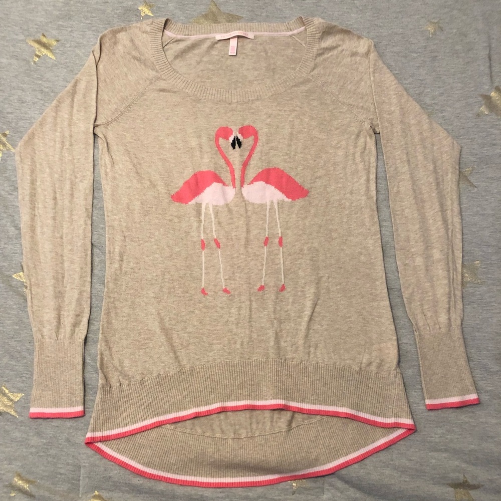 Victoria’s Secret Soft Flamingo Sweater, Size M.